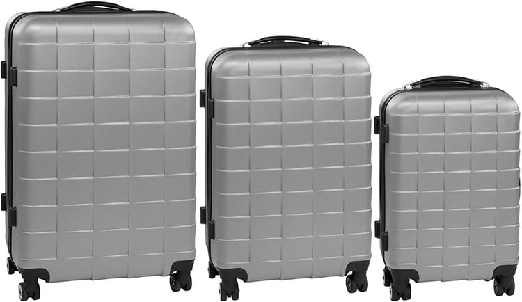 set de 3 valises empilables