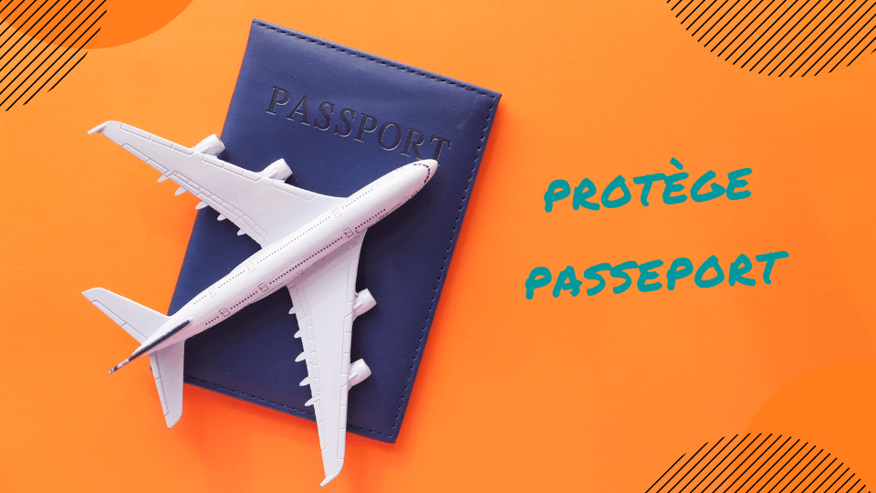 Porte Passeport Housse Protège Passeports Cuir Pochette étui pour Passeport Voyage Protection Housse de Passeport 2pcs Bleu 