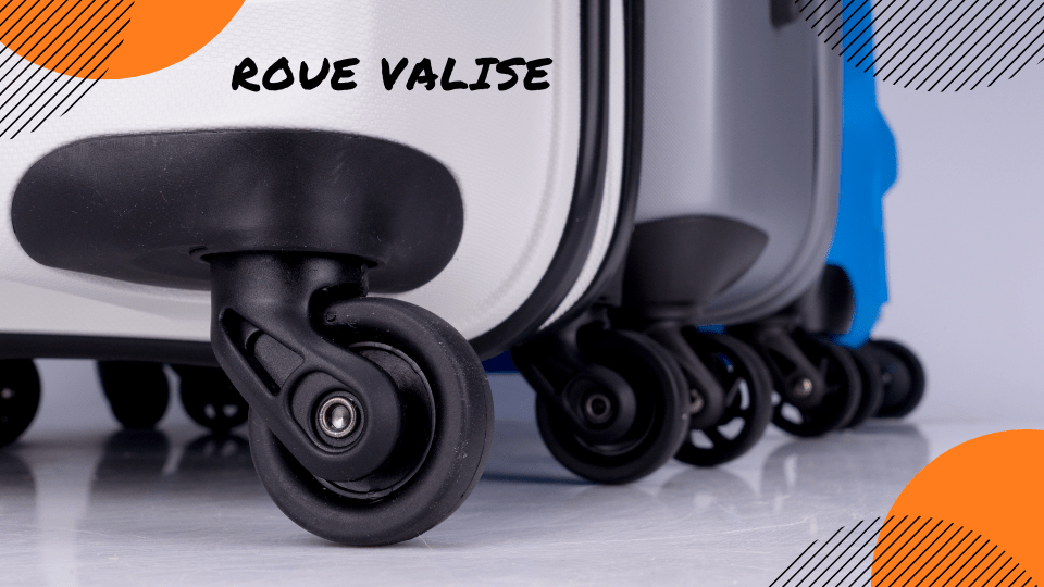 Roues de Valise de Rechange pour Bagages Remplacement de la roue roulettes  valise de voyage Bagages